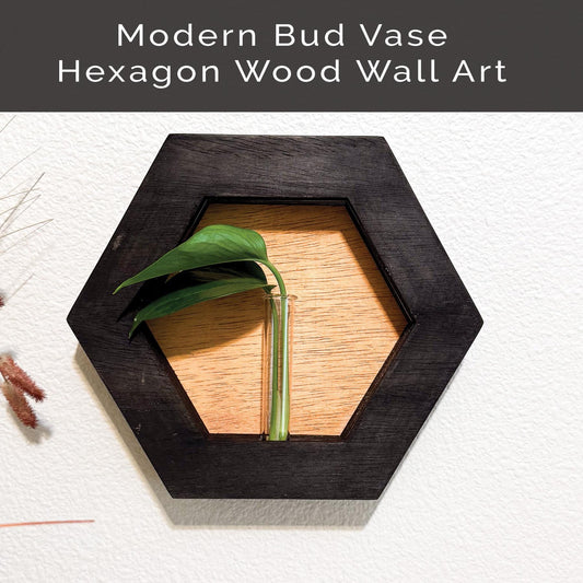 Hexagon Botanical Wall Decor