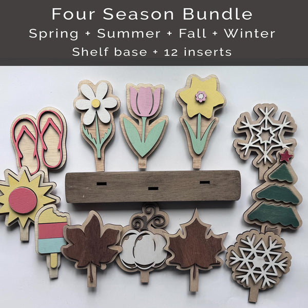 Four Collection Shelf Bundle
