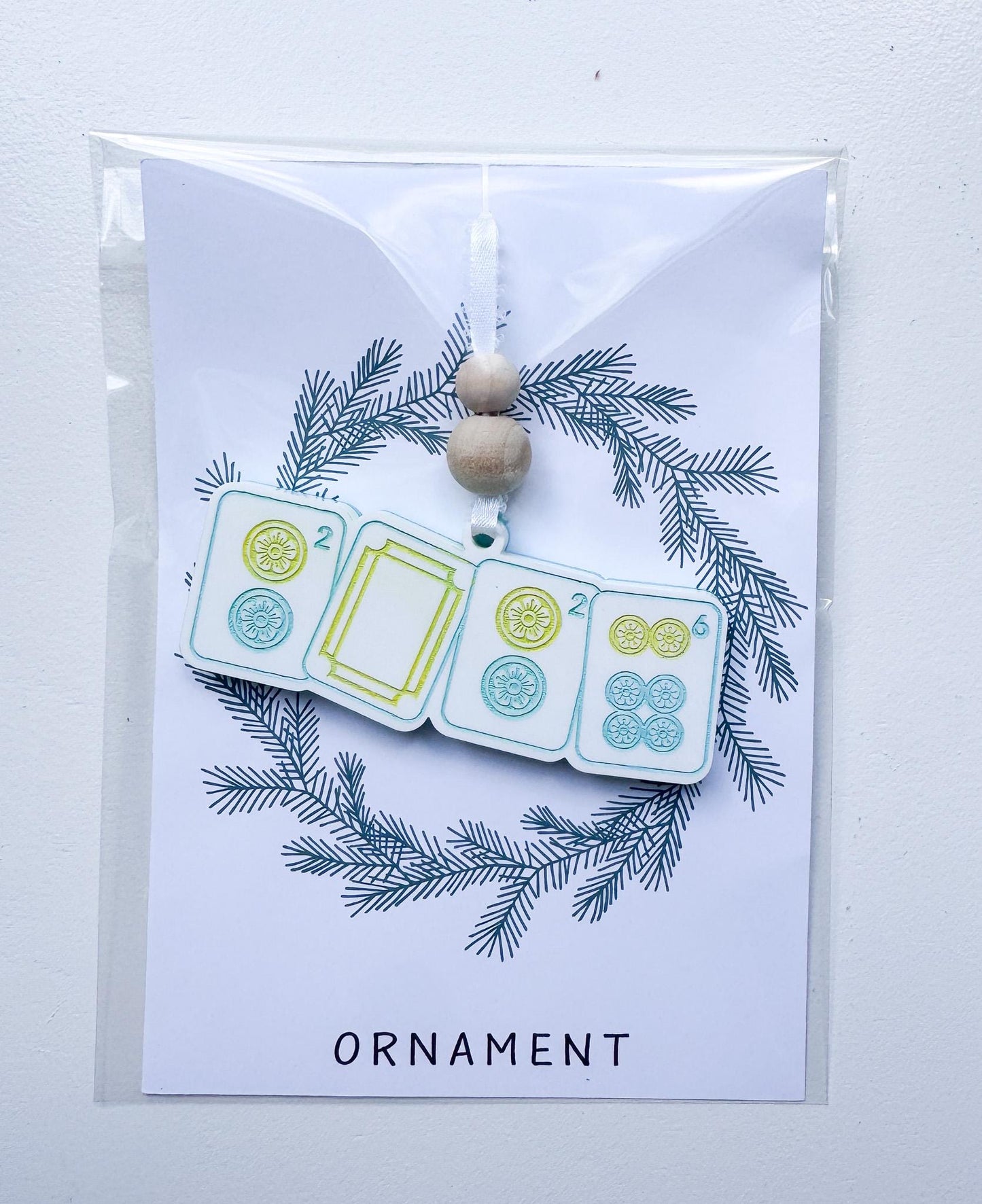 Mahjong Christmas Ornament