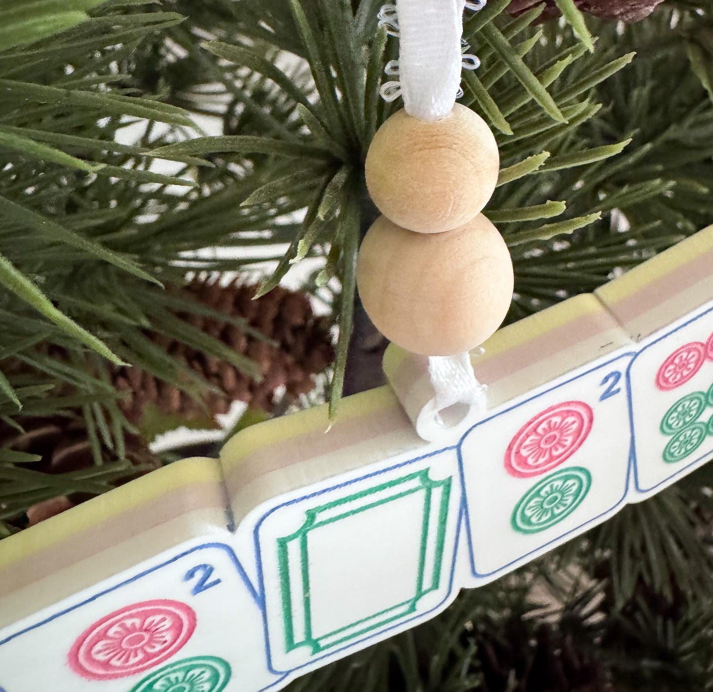 Mahjong Christmas Ornament