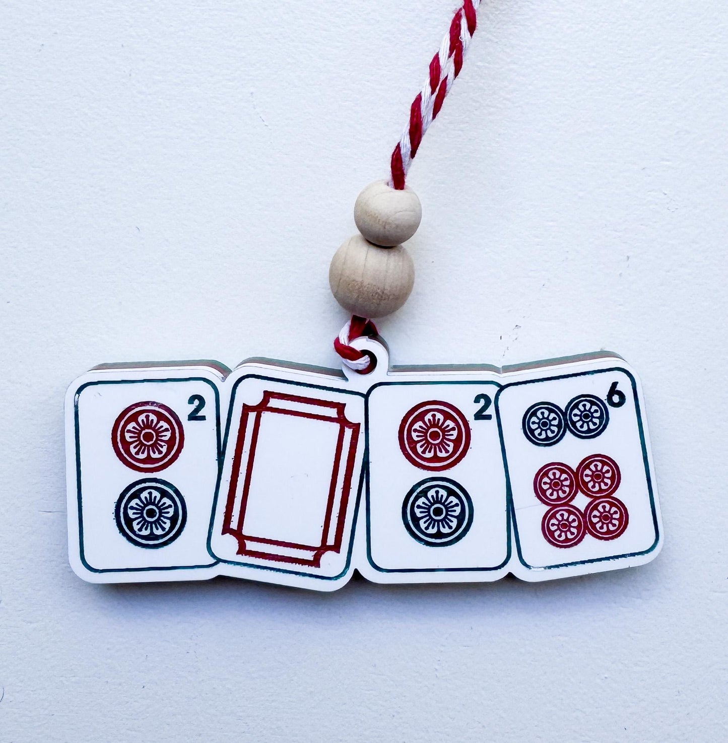 Mahjong Christmas Ornament