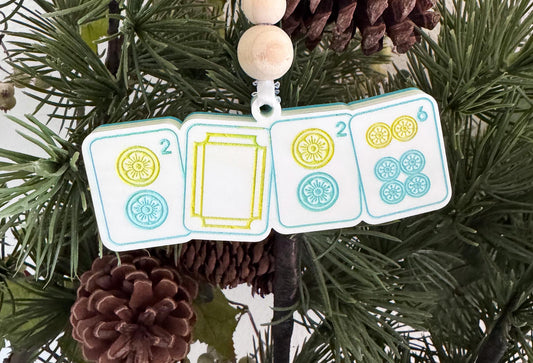 Mahjong Christmas Ornament