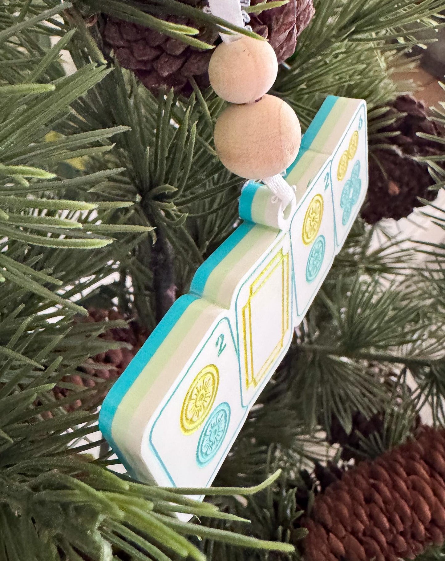 Mahjong Christmas Ornament