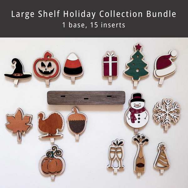 Large Holiday Collection Shelf Bundle