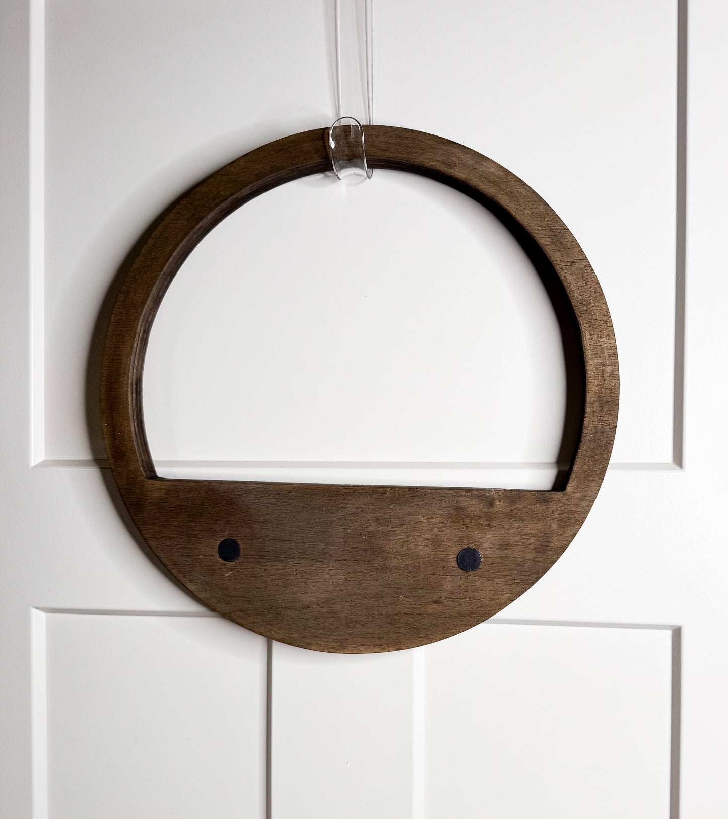 Door Hanger Wood Bases for Interchangeable and Reversible Inserts