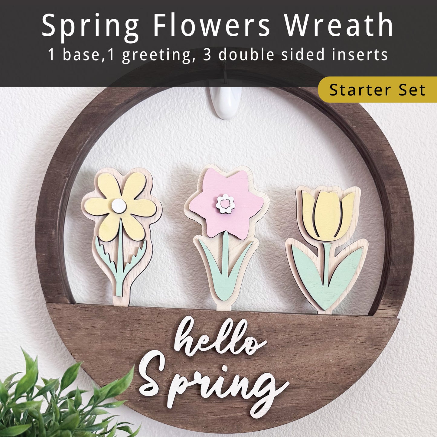 Spring Flowers Wreath Starter Set