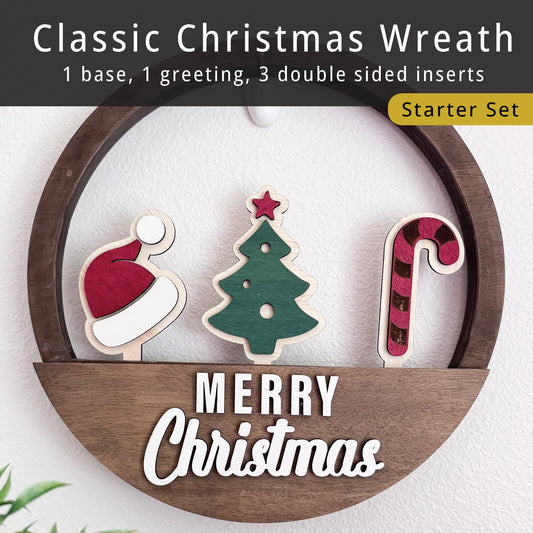 Classic Christmas Wreath Starter Set