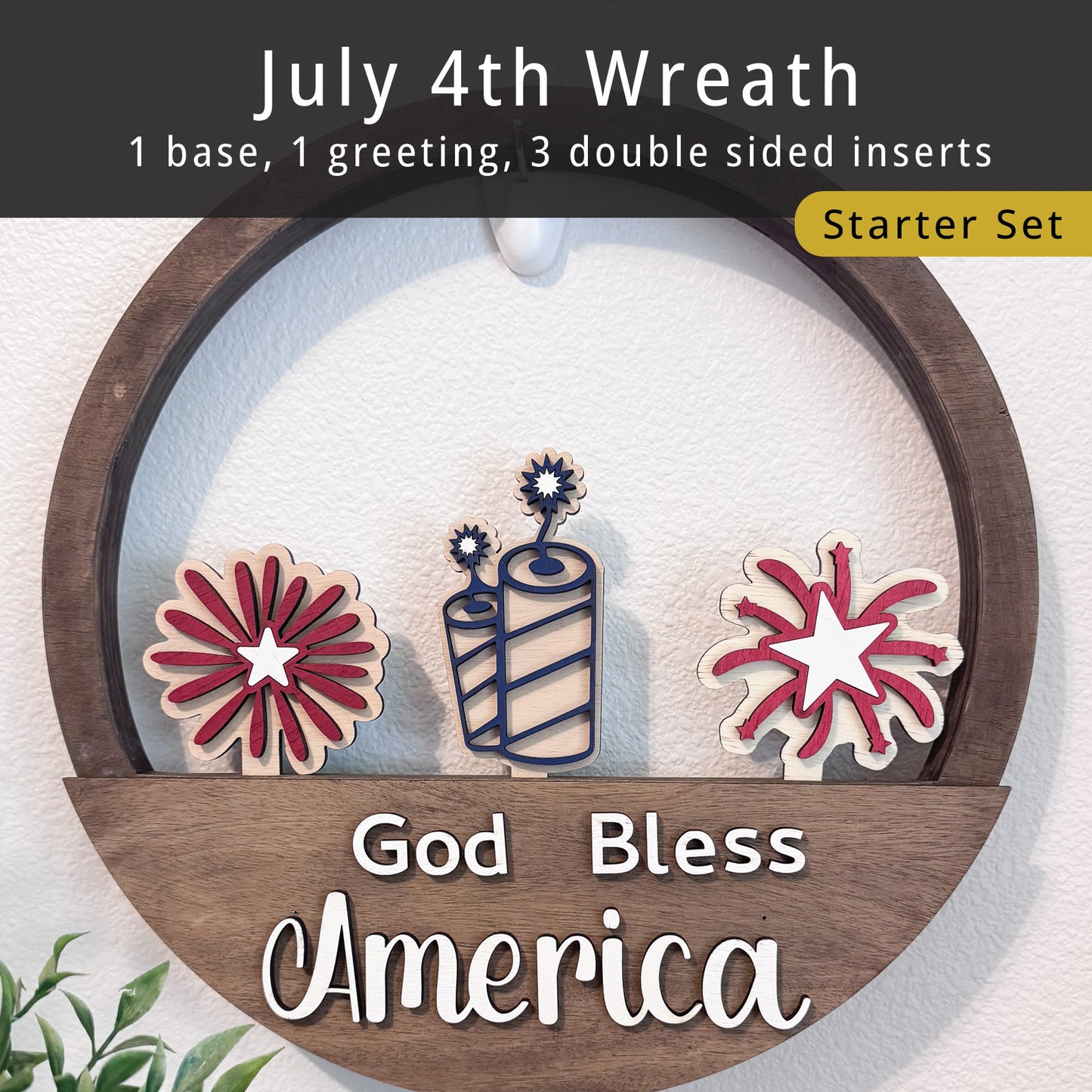 July 4th Wreath Starter Set