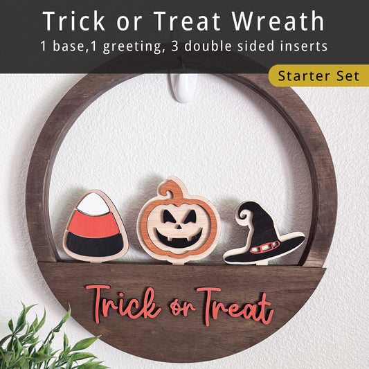 Trick or Treat Wreath Starter Set
